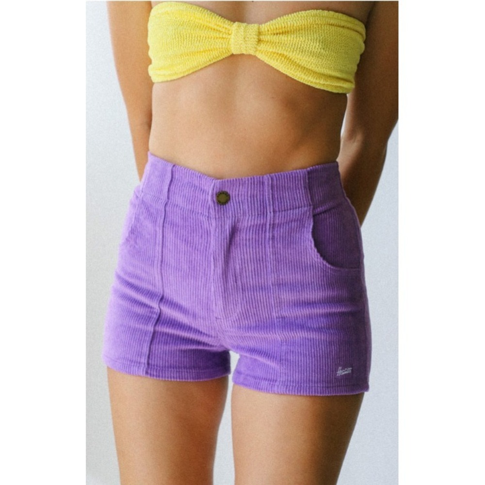 Hammies Bright Purple 28 corduroy shorts women